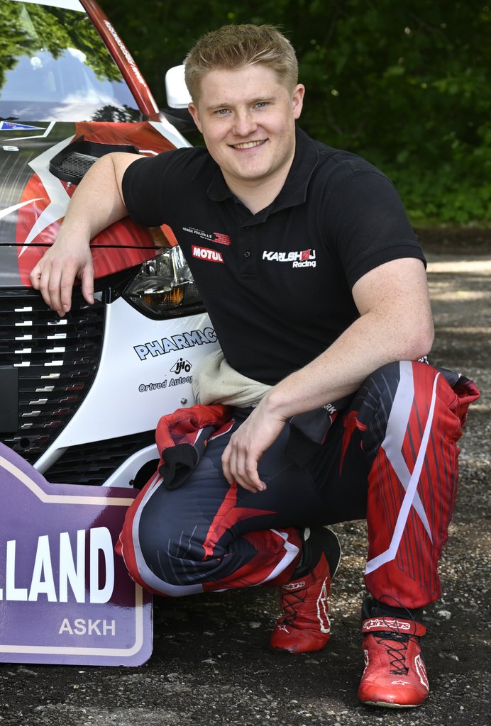 Lasse Karlshøj fra Ejby er favorit til en klassesejr i sin Peugeot 208 Rally 4
(Foto: Michael Eisenberg)